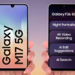 Samsung Galaxy F36 5G vs M17 5G